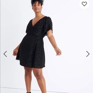 Madewell Cape-sleeve dress